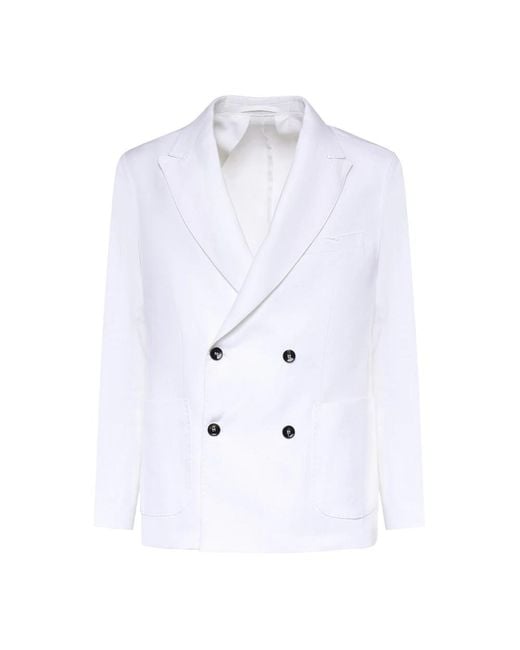 Michael Coal White Blazers for men