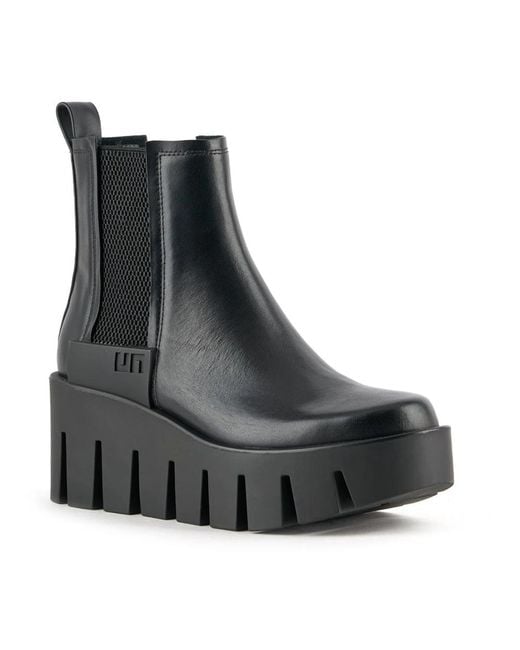 United Nude Black Wedges