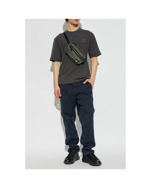 T-Shirts di Stone Island in Black da Uomo
