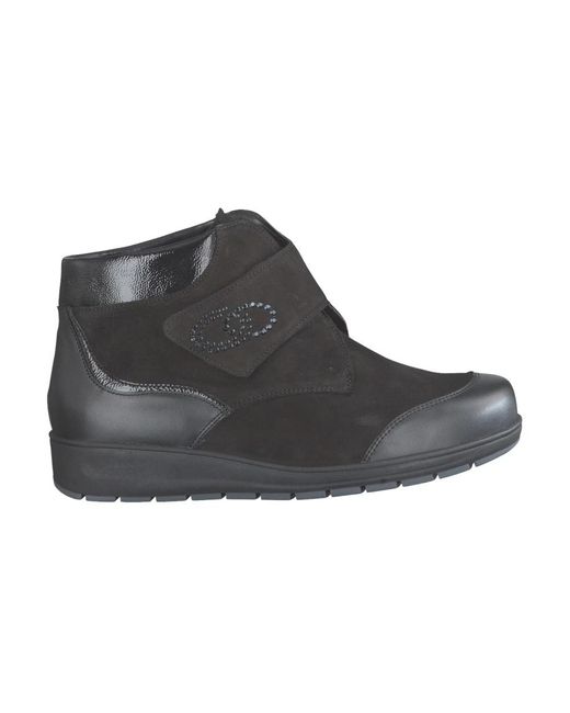 Waldläufer Black Schwarzer Stiefelette