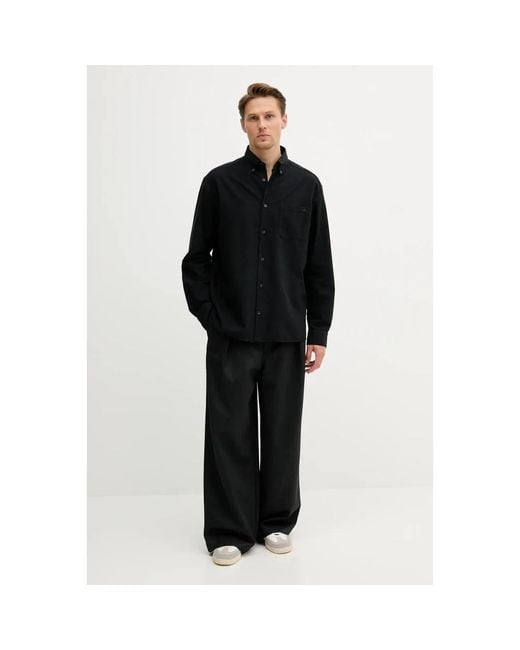 A.P.C. Chemise Mateo Logo in het Black voor heren