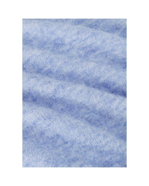 SELECTED Truien & Vesten ,Blauw ,Blauwe Gebreide O-Hals Top in het Blue