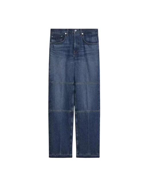 Helmut Lang Blue Straight Fit Jeans