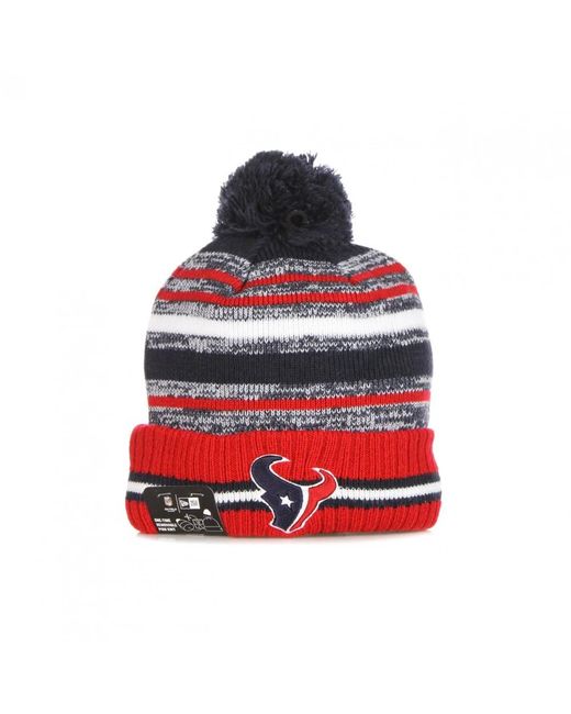 KTZ Accessoires ,Veelkleurig ,Nfl Sport Knit Pom Pom Beanie in het Red
