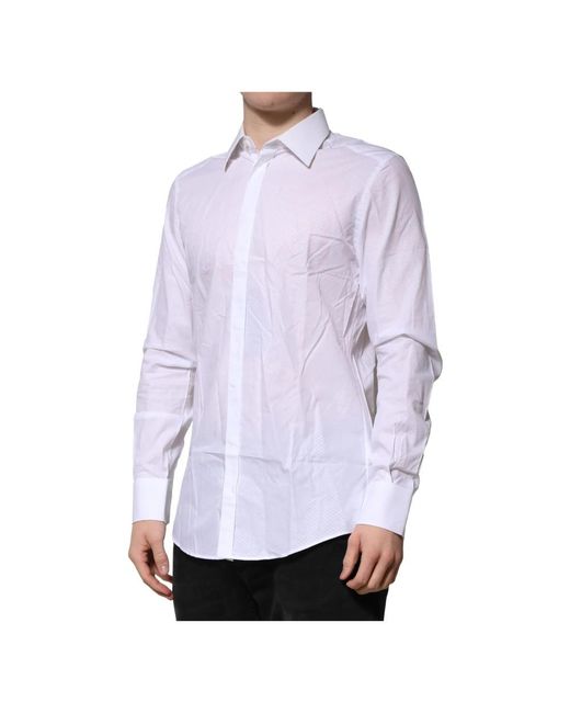 Formal Shirts Dolce & Gabbana de hombre de color Purple