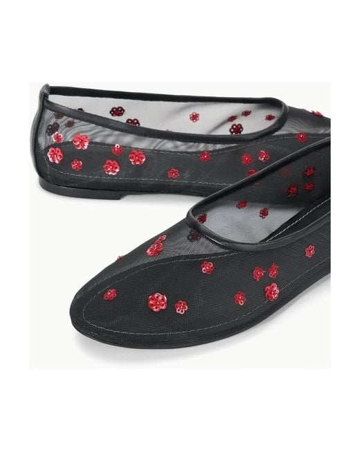 Staud Black Ballerina Shoes