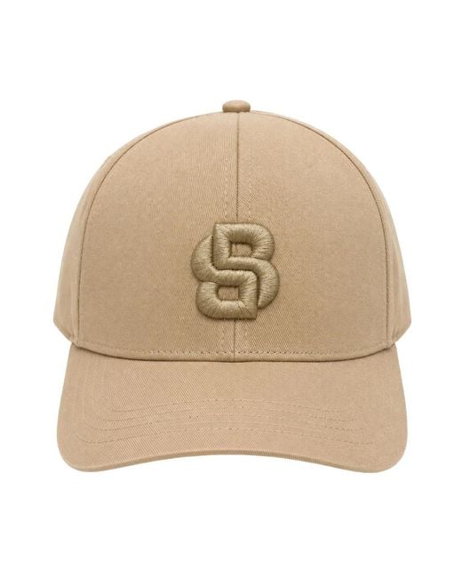 Boss Baseball Cap in het Natural voor heren