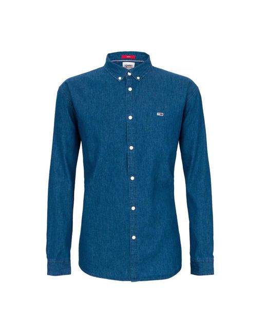 Denim Shirts Tommy Hilfiger de hombre de color Blue
