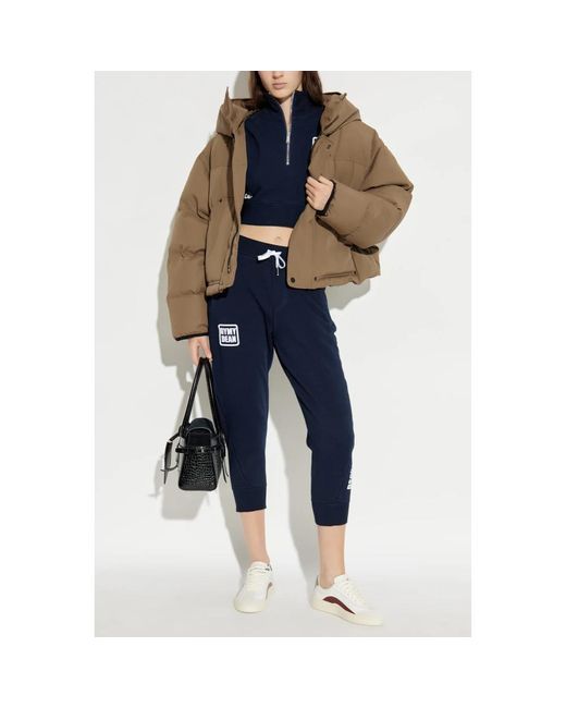 DSquared² Gewatteerde Jas Met Logo in het Natural