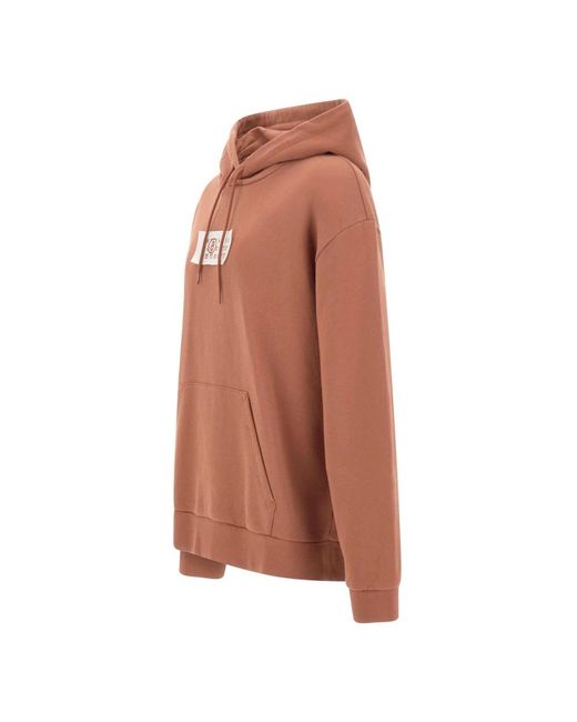 MM6 by Maison Margiela Orange Hoodies for men