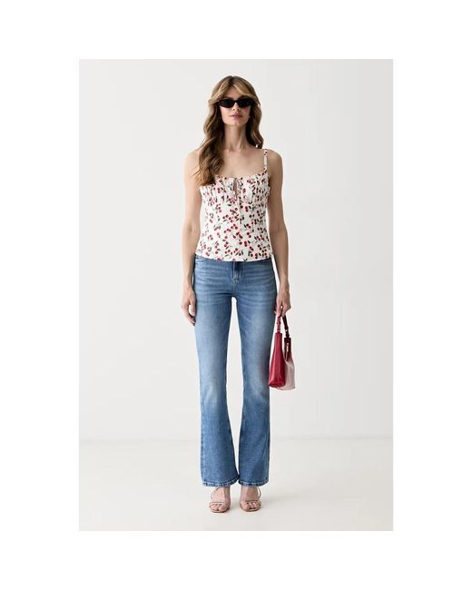 Boot-Cut Jeans Guess de color Blue