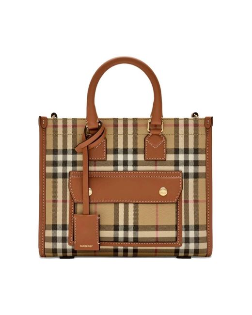 Burberry Brown Shopping Bags
