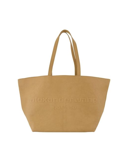 Alexander Wang Natural Leder Shopper Tasche
