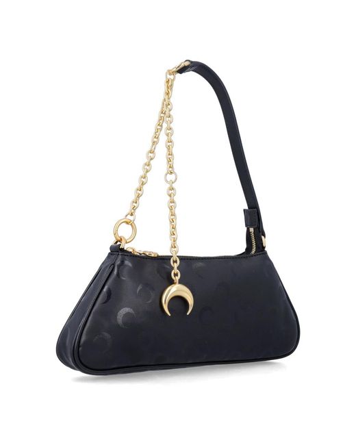 MARINE SERRE Blue Eclips Mini Bag