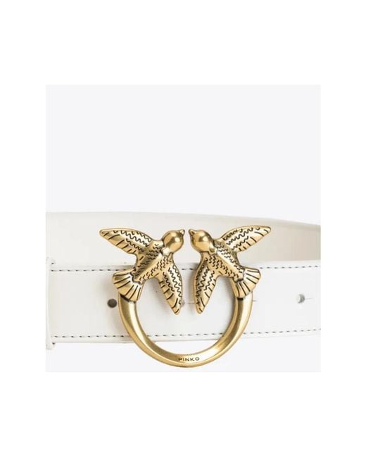Pinko Metallic Belts