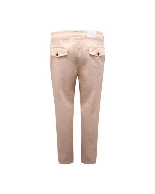 Eleventy Natural Slim-Fit Trousers for men