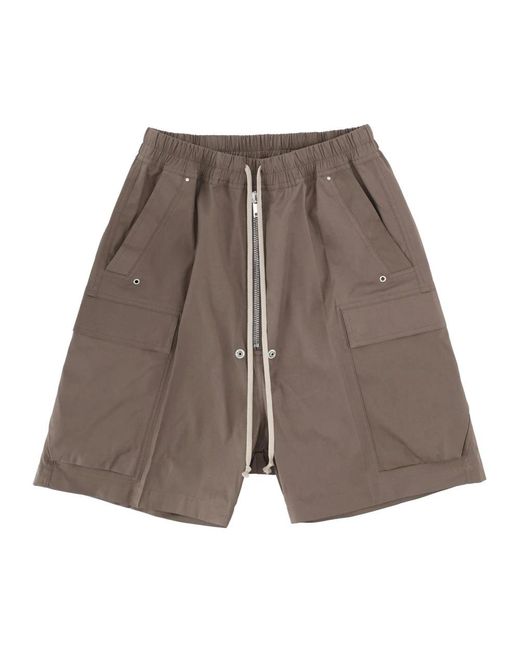 Rick Owens Gray Casual Shorts for men