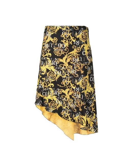 Versace Jeans Couture Yellow Midi Skirts