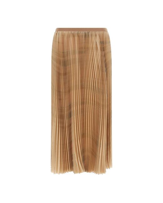 Fabiana Filippi Brown Midi Skirts