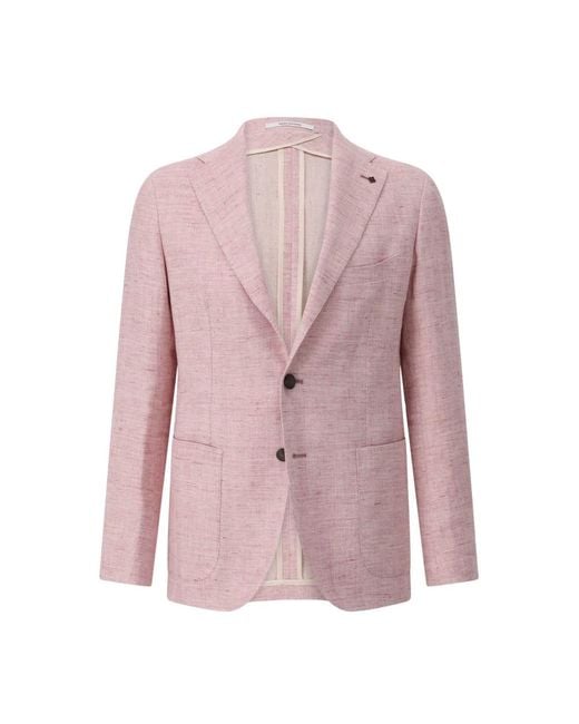 Tagliatore Pink Blazers for men