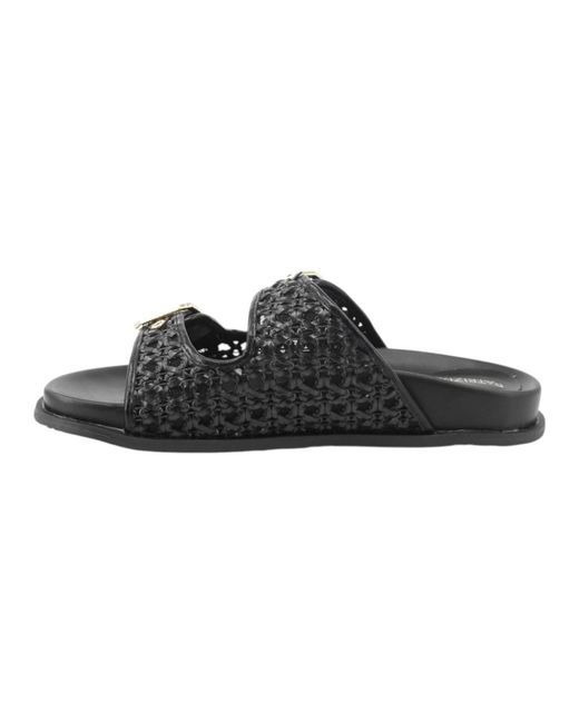 Patrizia Pepe Black Sliders