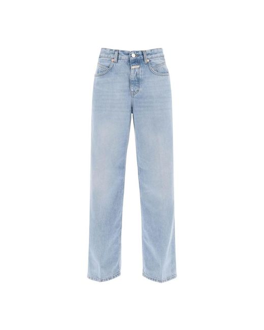 Jeans larghi con taglio affusolato di Closed in Blue