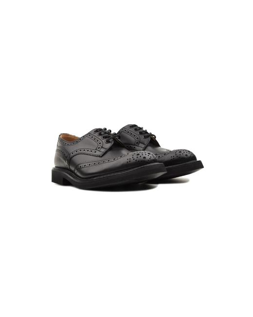 Tricker's Black Laced Shoes for men