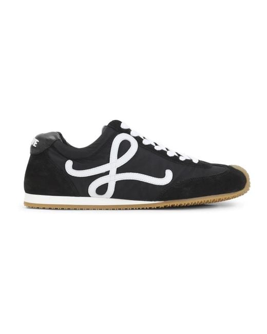 Loewe Schoenen ,Zwart ,Leer Ballet Runner 2.0 Sneakers in het Black voor heren