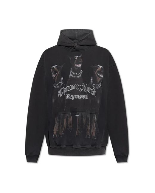 Represent Black Hoodies for men