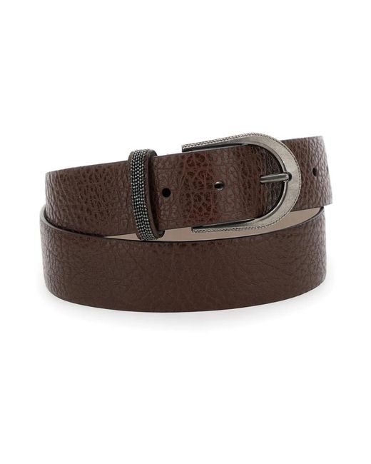 Belts di Brunello Cucinelli in Brown