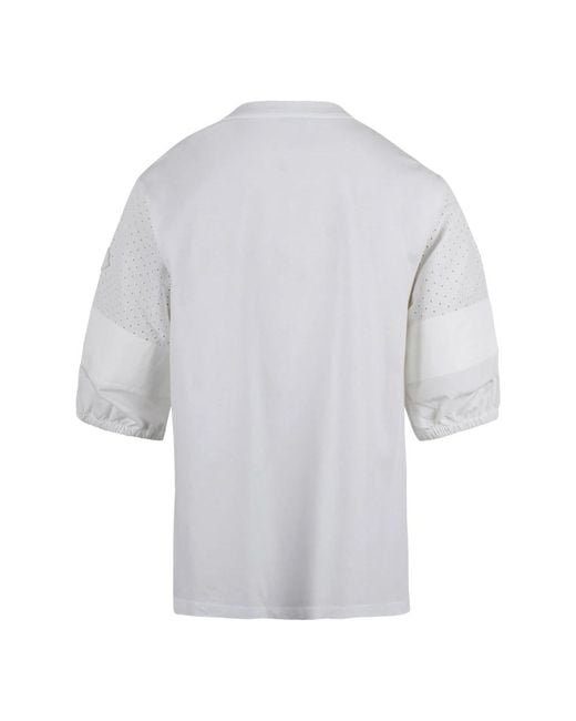Moncler White T-Shirts