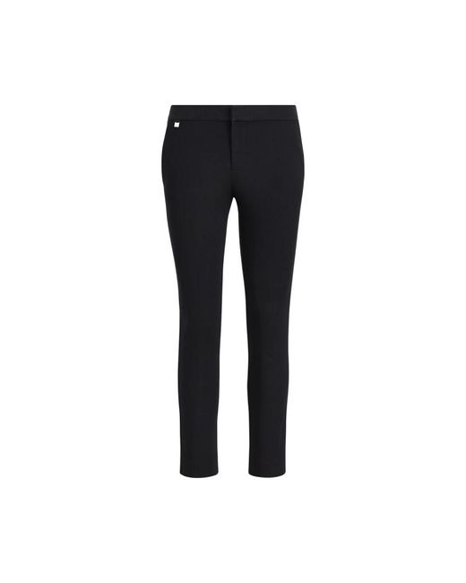 Ralph Lauren Black Slim-Fit Trousers