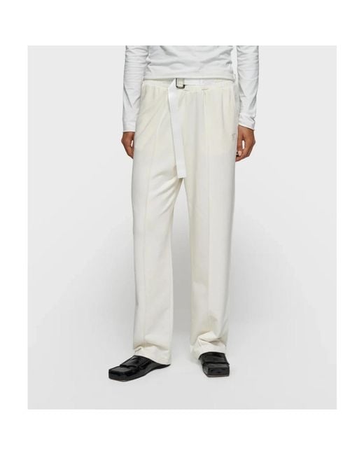 10Days White Wide Trousers