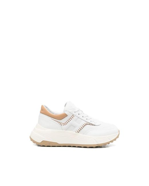 Hogan White H669 Allacciato H Impunture
