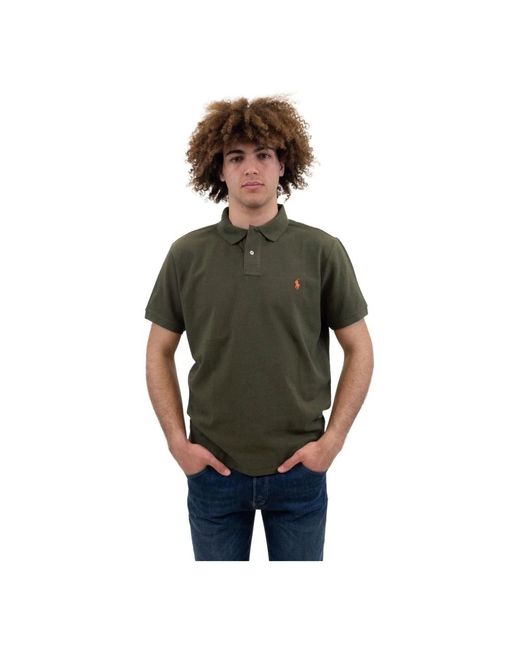 Ralph Lauren Kurzarm Militär Polo in Gray für Herren