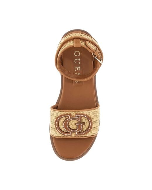 Flat Sandals di Guess in Metallic
