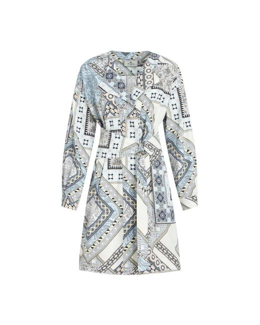 Etro Blue Short Dresses