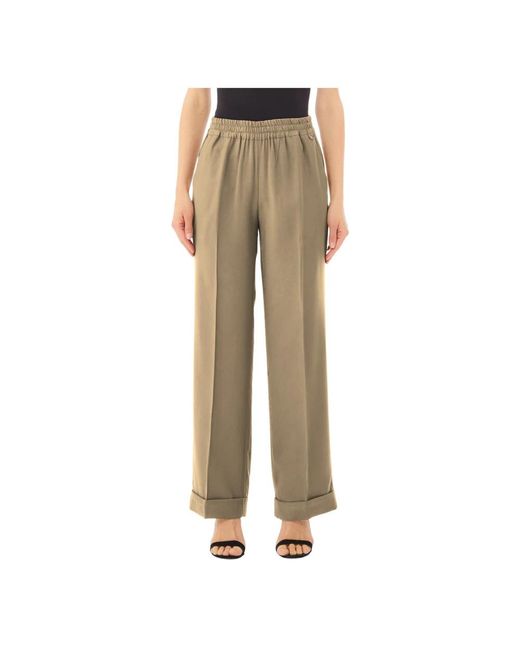 Straight Trousers Liu Jo de color Natural