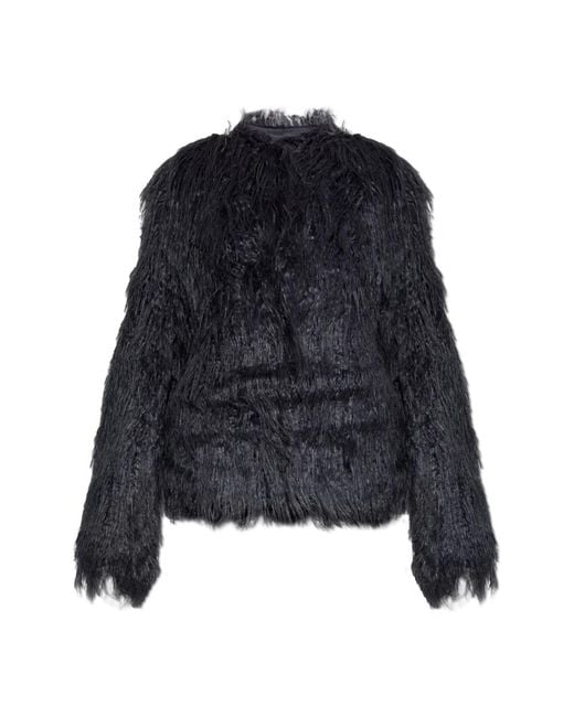 Faux Fur & Shearling Jackets di Zadig & Voltaire in Black