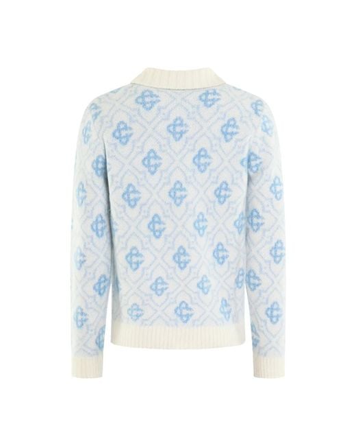Casablanca Cardigans in het Blue voor heren