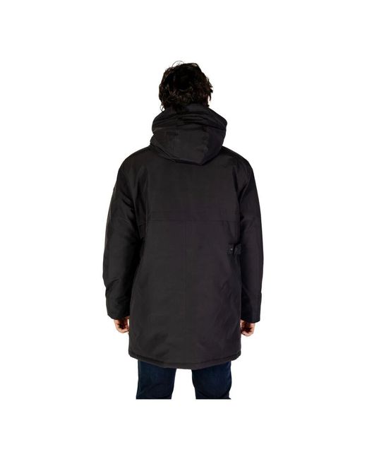 Winter Jackets Replay de hombre de color Black