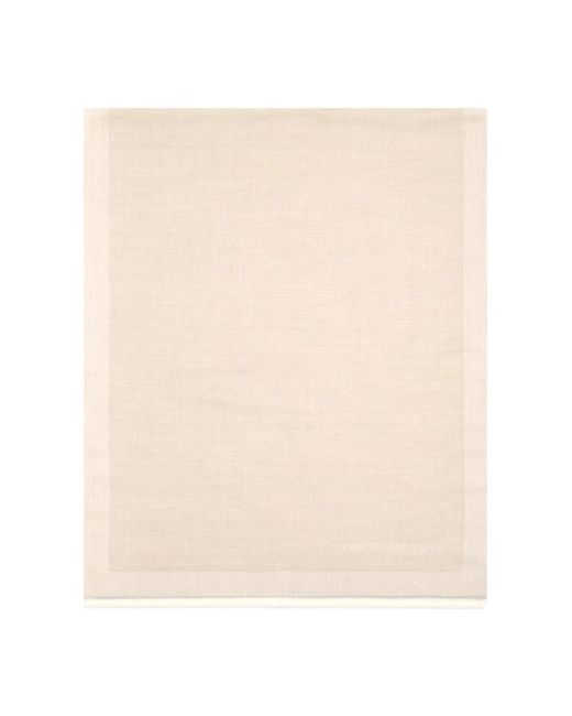 Winter Scarves di Emporio Armani in Natural da Uomo