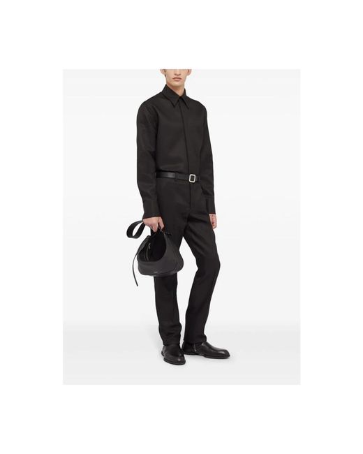 Jil Sander Schwarze taschen für einen stilvollen look in Black für Herren