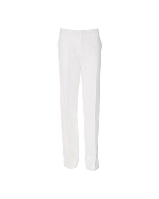 Heartmade White Off Klassische Hose Mit Elastischem Bund