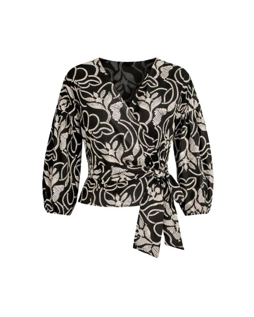Blouses Pennyblack de color Black
