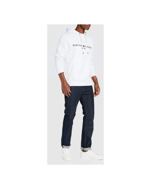 Tommy Hilfiger White Hoodies for men