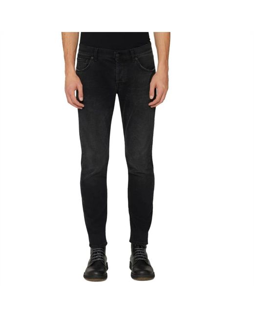 Dondup Black Slim-Fit Jeans for men