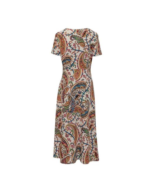 Etro Natural Midi Dresses