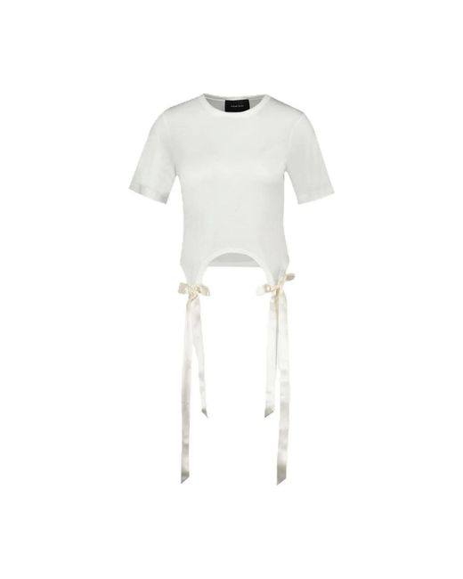 T-Shirts Simone Rocha de color White