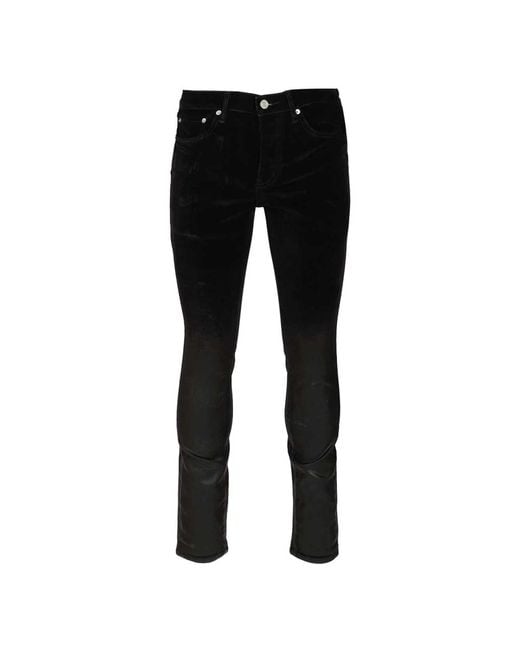 Purple Brand Black Skinny Jeans for men